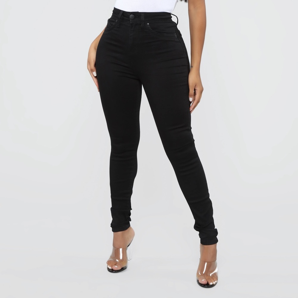 Black High Waist Jeans